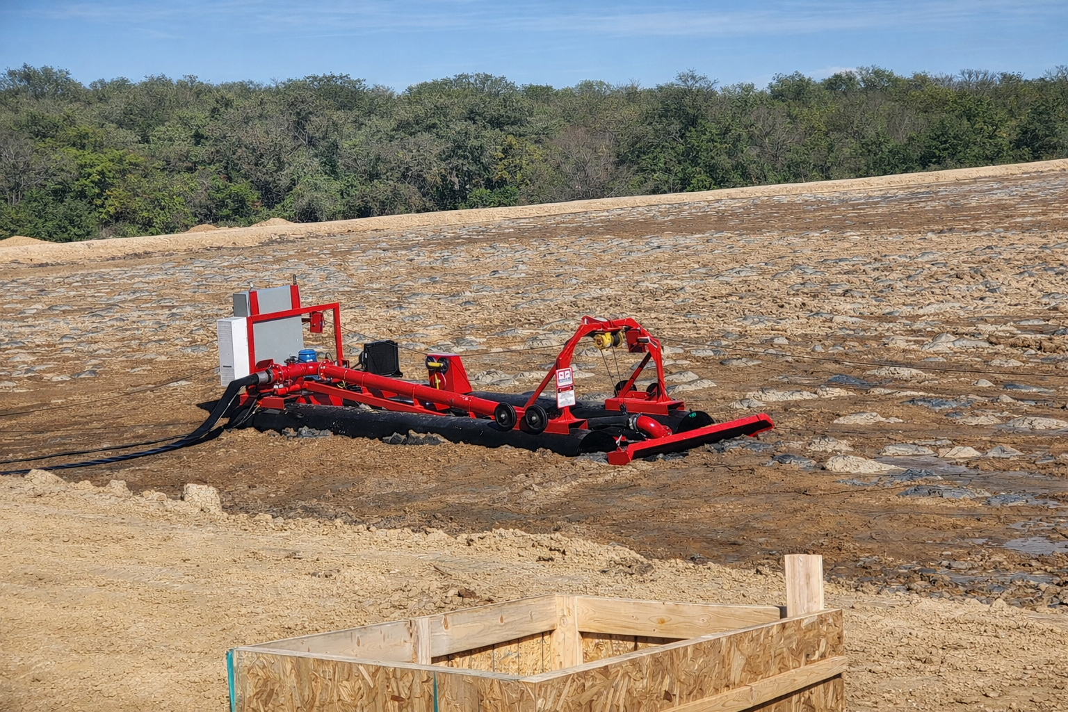 Municipal plant and lagoon support with documentation